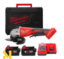 Болгарка (кутова шліфмашина) акумуляторна Milwaukee M18 BLSAG125XPD-402X