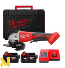 Болгарка (кутова шліфмашина) акумуляторна Milwaukee M18 BLSAG125XPD-402X