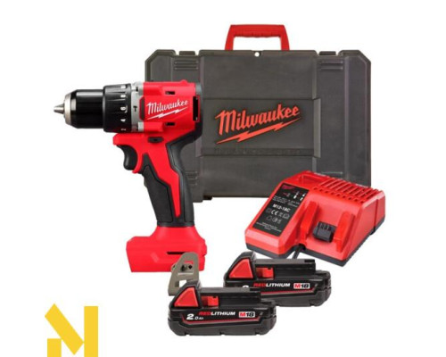 Дриль-шуруповерт акумуляторний Milwaukee M18 BLPDRC-202C