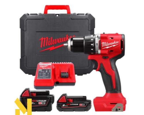 Дриль-шуруповерт акумуляторний Milwaukee М18 BLPDRC-422С