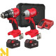 Набір інструментів акумуляторних Milwaukee M18 BLCPP2A-402C (M18 BLPDRC + M18 BLIDRC)