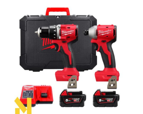 Набір інструментів акумуляторних Milwaukee M18 BLCPP2B-502C