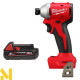 Шуруповерт акумуляторний ударний Milwaukee M18 BLIDRC-0 + акумулятор Milwaukee M18 B2 2 (без ЗП)