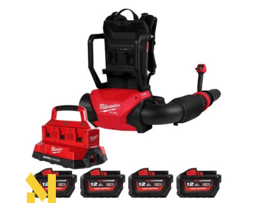 Повітродувка садова акумуляторна Milwaukee M18 F2BPB-124 DUAL-BAT