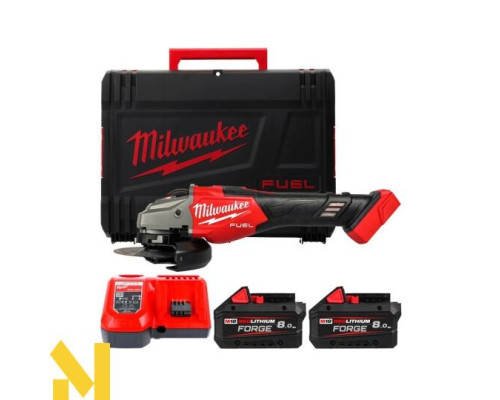 Болгарка (кутова шліфмашина) Milwaukee M18 FHSAG125XB2-802X