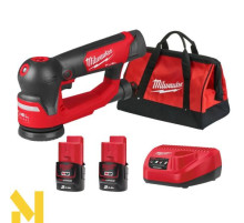 Шліфмашина ексцентрикова акумуляторна MILWAUKEE M12 FSDR75-202B