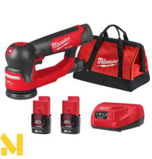 Шліфмашина ексцентрикова акумуляторна MILWAUKEE M12 FSDR75-202B