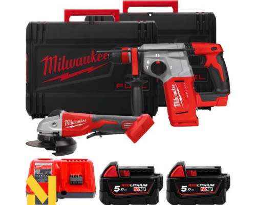 Набір інструментів акумуляторних MILWAUKEE M18 BLPP2G-502X