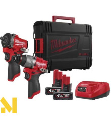 Набір інструментів акумуляторних Milwaukee M12 FPP2X2-402X