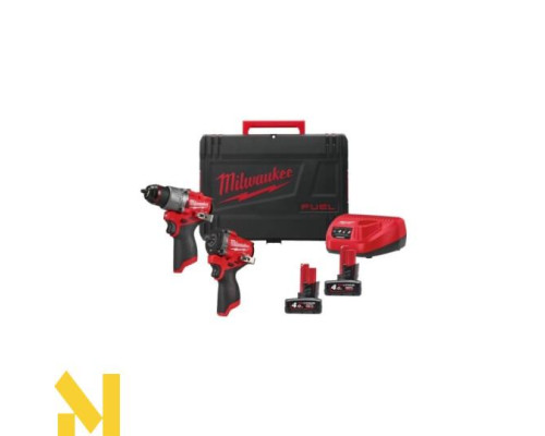 Набір інструментів акумуляторних Milwaukee M12 FPP2X2-402X