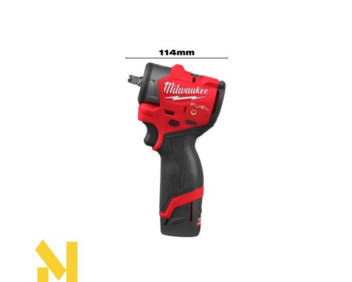 Гайковерт акумуляторний MILWAUKEE M12 FSCIWF38-252X