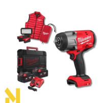 Гайковерт акумуляторний Milwaukee M18 FHIWF2F12MC-502X + прожектор M18 ALIS-0