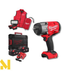 Гайковерт акумуляторний Milwaukee M18 FHIWF2F12MC-502X + прожектор M18 ALIS-0
