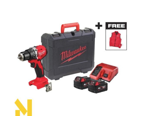 Дриль-шурупокрут акумуляторний Milwaukee М18 BLPDRC-402С