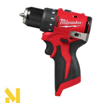 Дриль-шуруповерт акумуляторний MILWAUKEE M12 BLDDRC-0 (без АКБ та ЗП)
