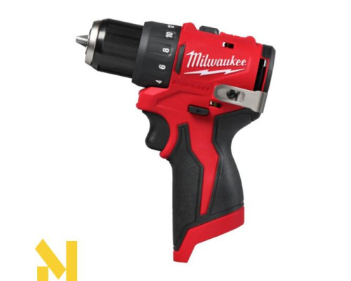 Дриль-шуруповерт акумуляторний MILWAUKEE M12 BLDDRC-0 (без АКБ та ЗП)