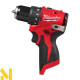 Дриль-шуруповерт акумуляторний MILWAUKEE M12 BLDDRC-0 (без АКБ та ЗП)