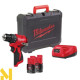 Дриль-шуруповерт акумуляторний MILWAUKEE M12 BLDDRC-202C