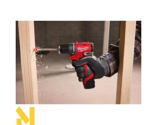 Дриль-шуруповерт акумуляторний MILWAUKEE M12 BLDDRC-402C