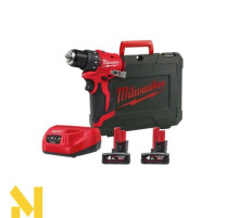Дриль-шуруповерт акумуляторний MILWAUKEE M12 BLPDRC-402С