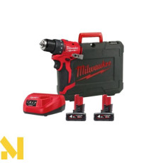Дриль-шуруповерт акумуляторний MILWAUKEE M12 BLPDRC-402С