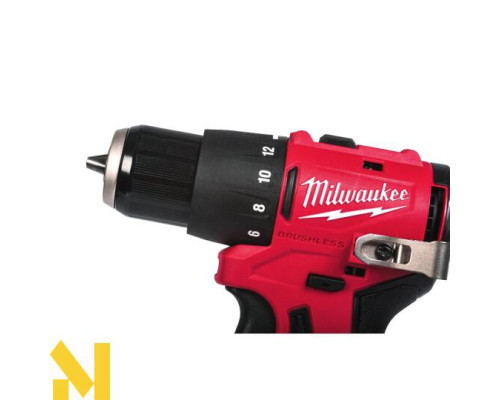 Дриль-шуруповерт акумуляторний MILWAUKEE M12 BLPDRC-402С