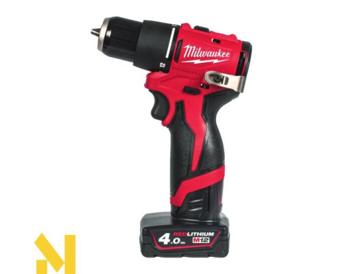 Дриль-шуруповерт акумуляторний MILWAUKEE M12 BLPDRC-402С