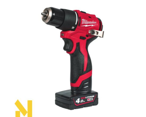 Дриль-шуруповерт акумуляторний MILWAUKEE M12 BLPDRC-402С