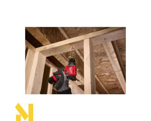 Дриль-шуруповерт акумуляторний MILWAUKEE M12 BLDDRC-201BRF