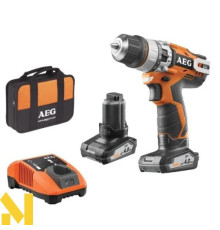 Дриль-шуруповерт акумуляторний AEG BSB12C2-402B