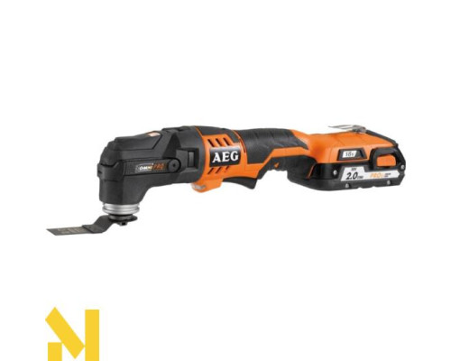 Багатофункціональний інструмент (реноватор) акумуляторний AEG OMNI18CLi-202BKIT1X