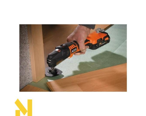 Багатофункціональний інструмент (реноватор) акумуляторний AEG OMNI18CLi-202BKIT1X