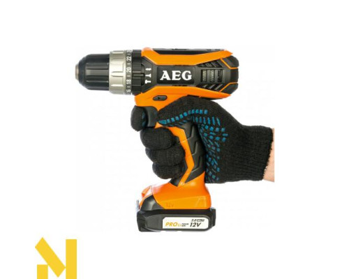 Дриль-шуруповерт аккумуляторний ударний AEG BSB12G3LI-202C