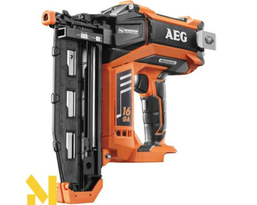 Цвяхозабивач акумуляторний AEG B16N18-0 (без АКБ та ЗП)