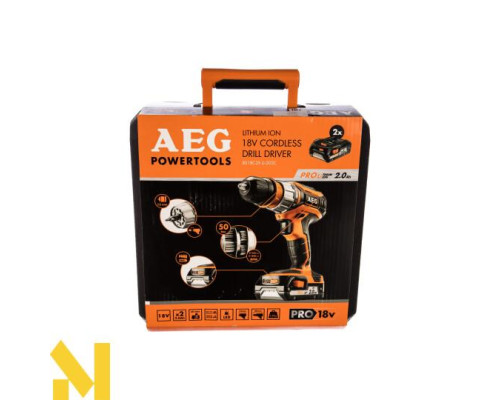 Дриль-шуруповерт акумуляторний AEG BS18C2X-202C