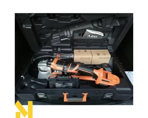 Болгарка (кутова шліфмашина) акумуляторна AEG BEWS18-230BLLI-602C