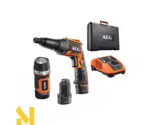 Шуруповерт для гіпсокартону акумуляторний AEG BTS12CLI-202CBLL  (без АКБ та ЗП)