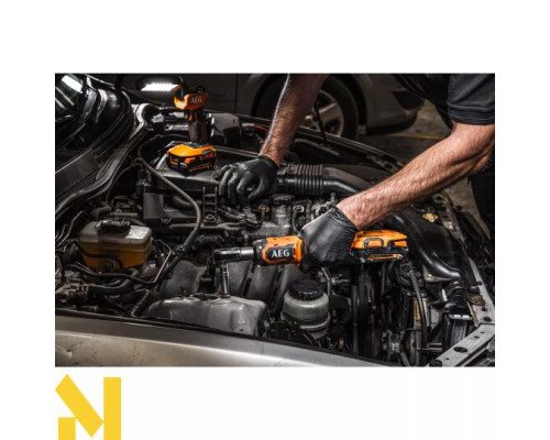 Гайковерт кутовий акумуляторний AEG BSS18R38BL-0 (без АКБ та ЗУ)