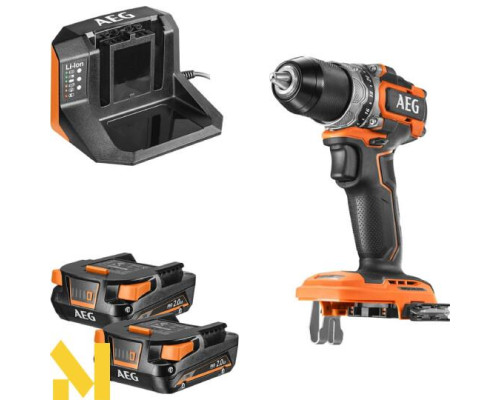 Дриль-шуруповерт акумуляторний AEG BS18SBL2-202C