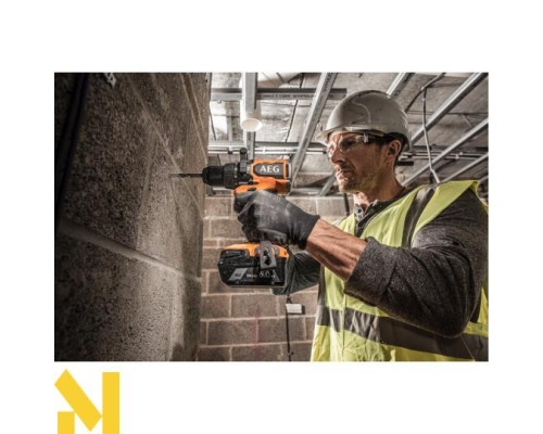 Дриль-шуруповерт аккумуляторний ударний AEG BSB18BL2-0 (без АКБ та ЗП)