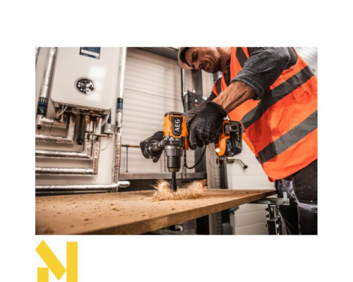 Дриль-шуруповерт аккумуляторний ударний AEG BSB18BL2-0 (без АКБ та ЗП)