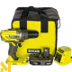 Дриль-шуруповерт акумуляторний Ryobi R18DD3-215S