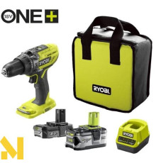 Дриль-шурупокрут акумуляторний Ryobi ONE+ R18PD3-242S