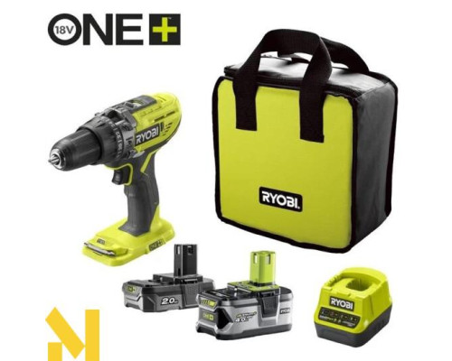 Дриль-шурупокрут акумуляторний Ryobi ONE+ R18PD3-242S