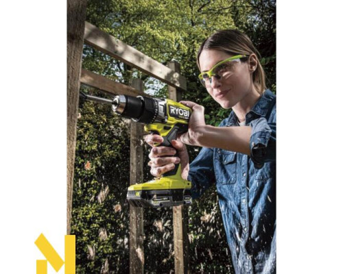 Дриль-шуруповерт ударний акумуляторний Ryobi ONE+ HP RPD18X-242S