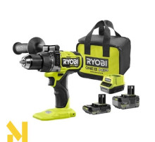 Дриль-шуруповерт ударний акумуляторний Ryobi ONE+ HP RPD18X-242S