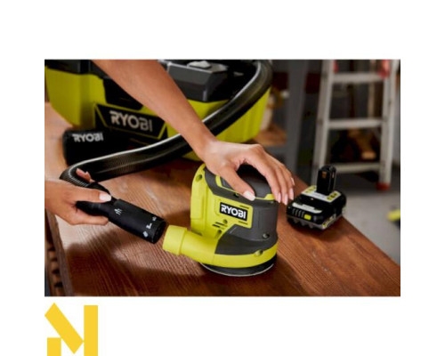 Шліфмашина ексцентрикова акумуляторна Ryobi ONE+ RROS18-0 (без АКБ та ЗП)
