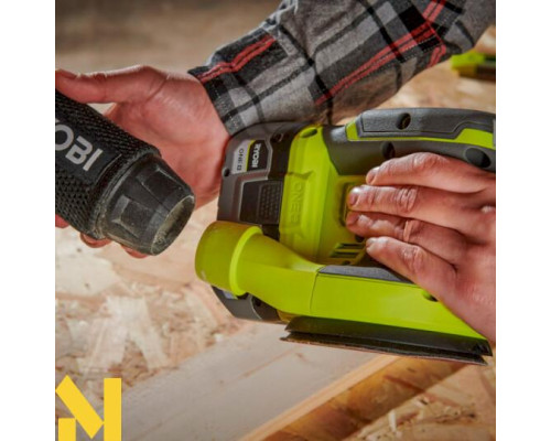 Шліфмашина ексцентрикова акумуляторна Ryobi ONE+ RROS18-0 (без АКБ та ЗП)