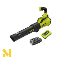 Повітродувка садова акумуляторна Ryobi Max Power RY36BLXA-140P