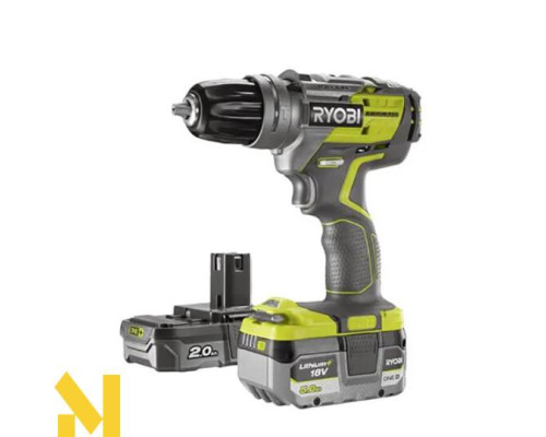 Дриль-шуруповерт акумуляторний RYOBI ONE+ R18PDBL-252VTT